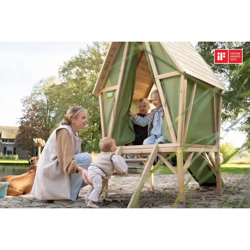 exit-yuki-elevated-playhouse-with-ladder-and-slide-backyard-setup