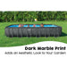 family-playing-ball-game-in-bestway-dark-marble-print-above-ground-pool