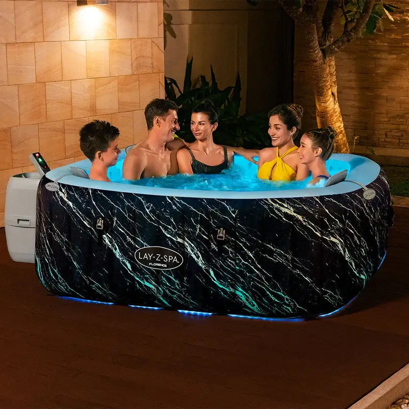 family-sized-square-hot-tub-with-bubble-massage