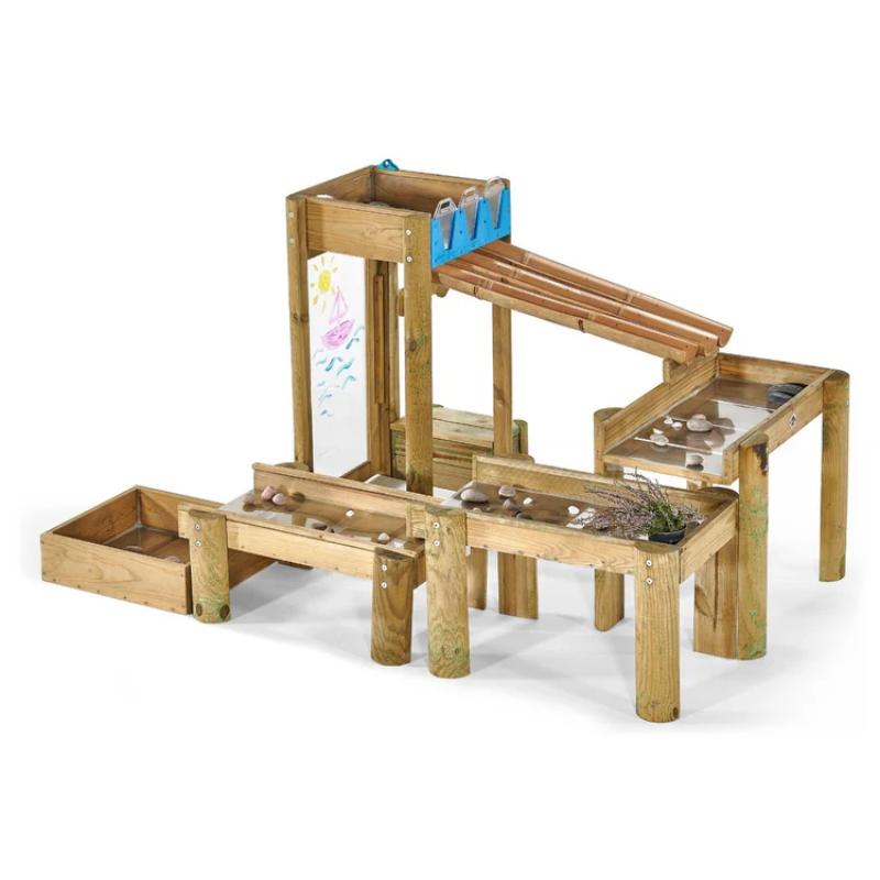 front-angle-view-of-wooden-water-run-with-upper-reservoir-raceway-trays-and-catch-box