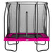 front-view-of-7ft-x-5ft-salta-pink-rectangular-trampoline-with-enclosure