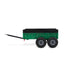 green-four-wheel-pedal-go-kart-trailer-with-black-tow-bar-on-white-background