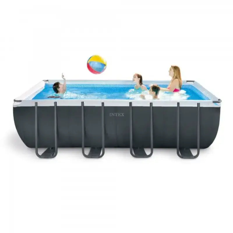 front-view-of-intex-18x9x52-pool-with-grey-exterior-liner-and-frames