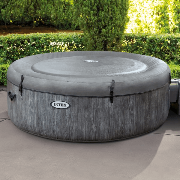 intex-greywood-deluxe-cover-attached-to-the-spa