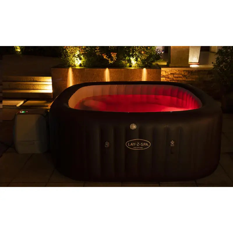 nightime-lay-z-spa-maldives-hot-tub-set-up-with-red-led-lights