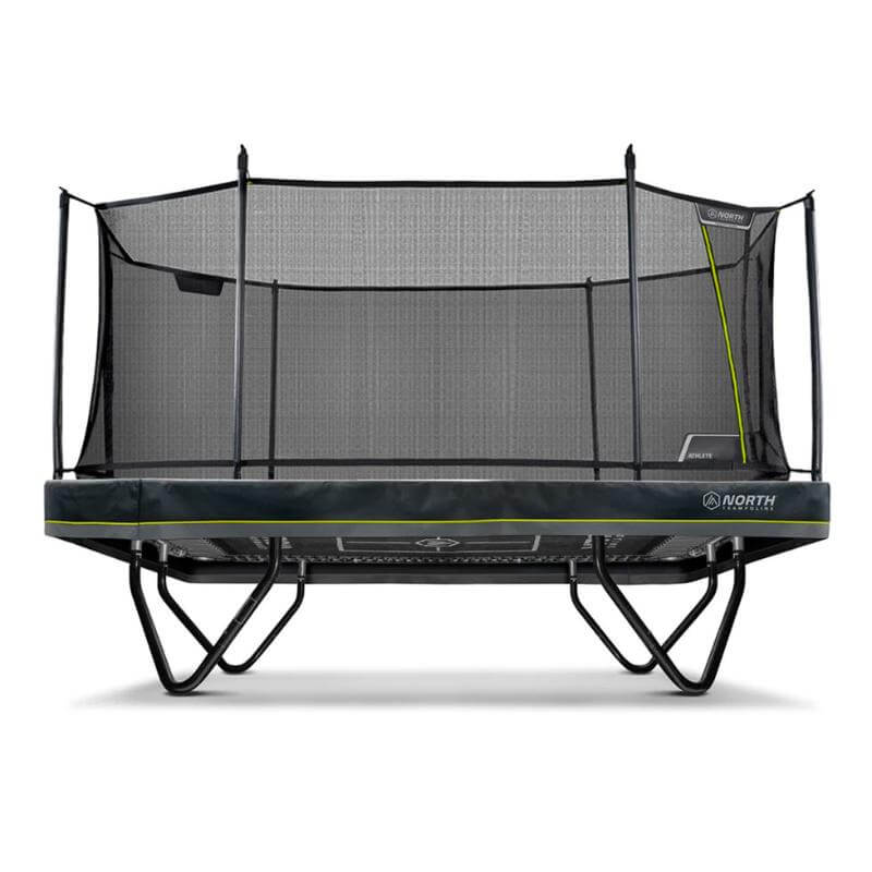 north-athlete-rectangular-trampoline-with-enclosure-front-view