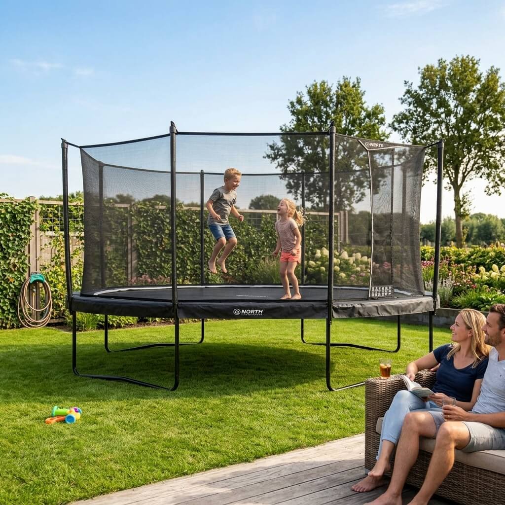 North Pioneer Oval Trampoline | Happy Hideouts