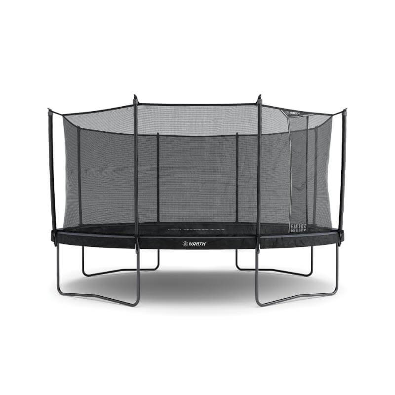 north-pioneer-oval-trampoline-with-safety-net-in-black