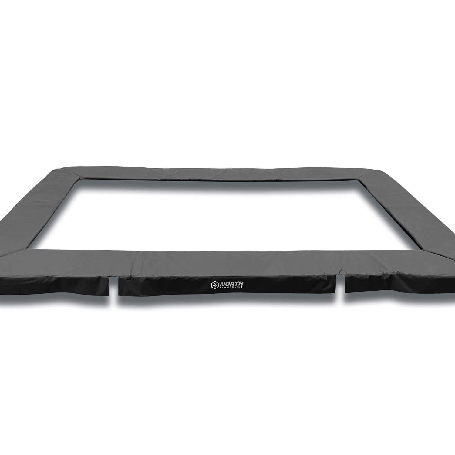 north-pioneer-rectangle-trampoline-replacement-pad-in-black-and-grey