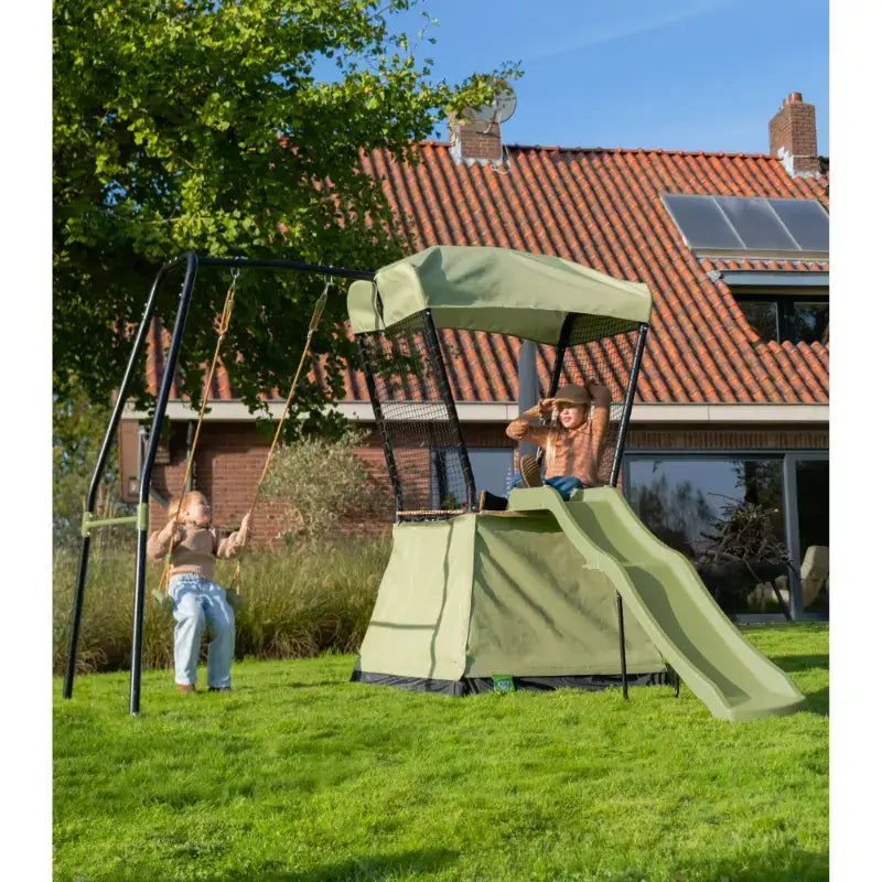 outdoor-play-on-exit-ivy-kids-playset-with-swing-set-and-slide