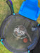 overhead-view-of-round-bounce-mat-with-child-below