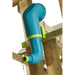 play-tube-speaker-detail-on-plum-wooden-climbing-frame-tower