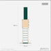 playground-lookout-tower-front-view-with-ladder-and-platform-height-249cm-dimensions-488cm-by-150cm