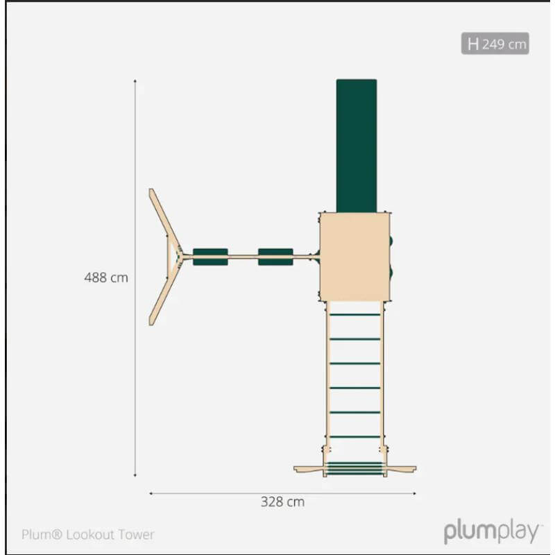 playground-lookout-tower-top-view-with-slide-ladder-and-swing-extension-dimensions-488cm-by-328cm