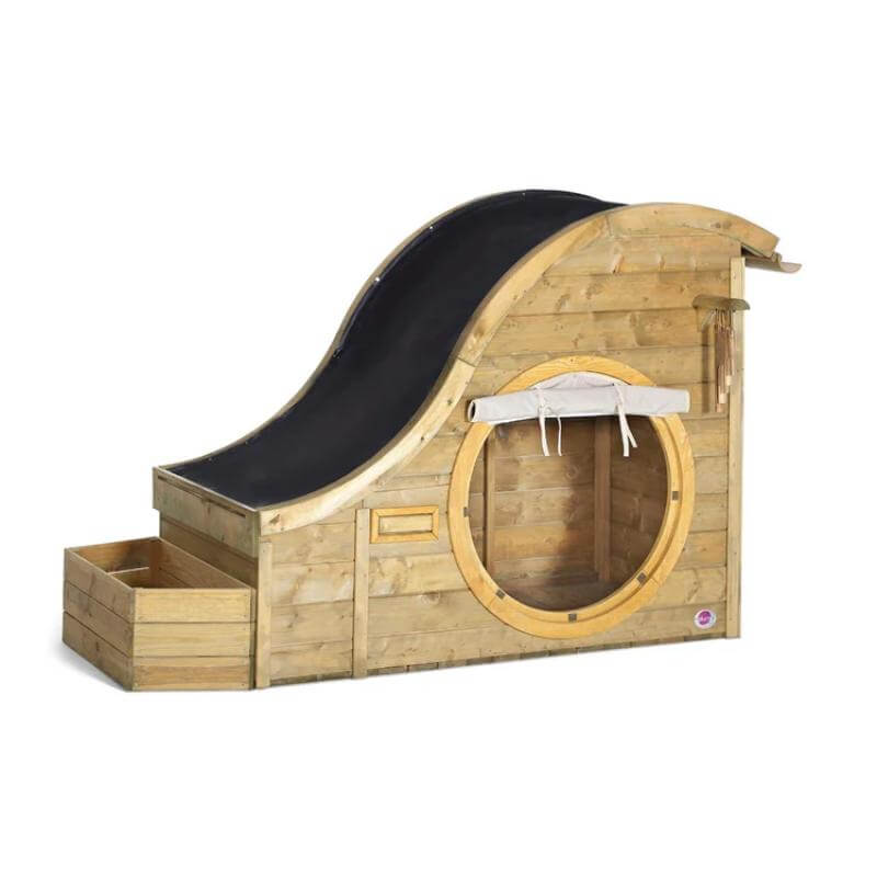 plum-discovery-nature-play-hideaway-with-black-roof-liner-and-planter