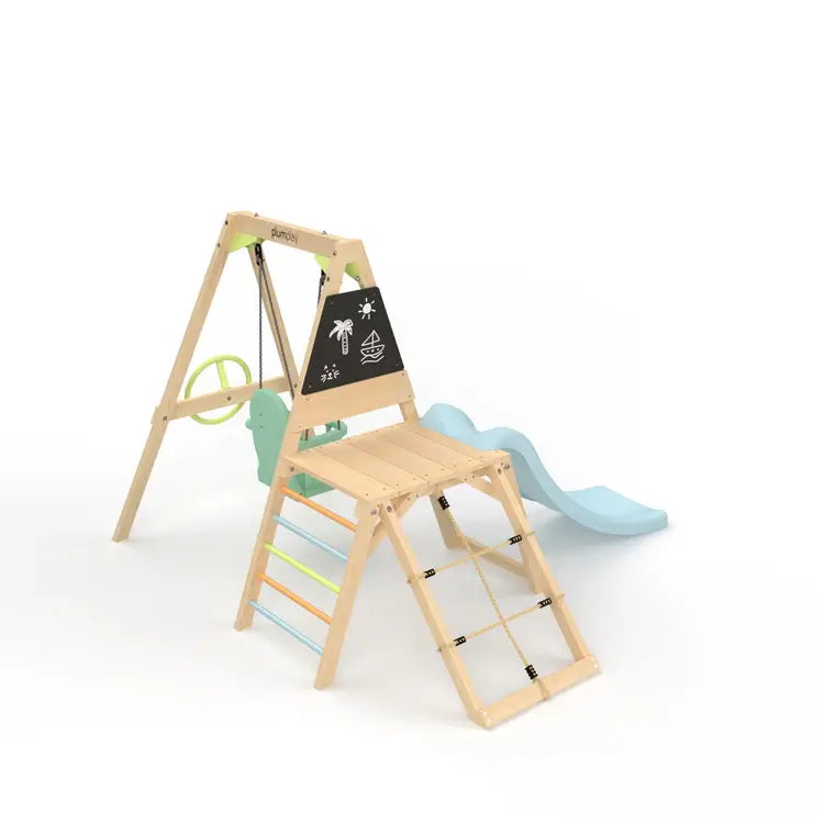 plum-junior-wooden-playcentre-with-chalkboard-and-climbing-rope