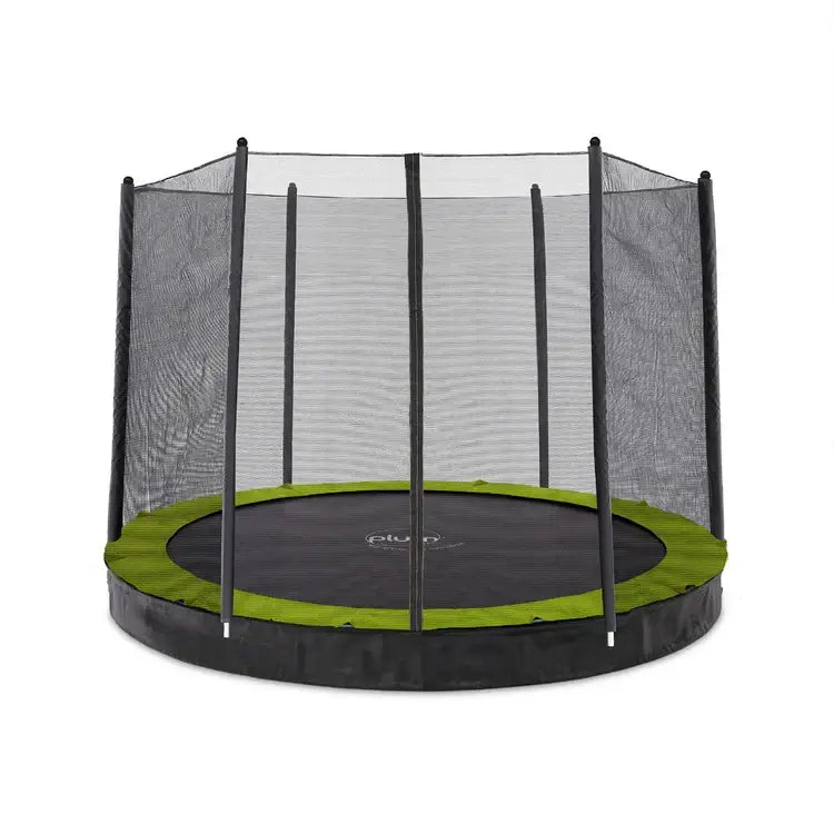 plum-play-in-ground-trampoline-set-up-on-green-lawn-backyard-view