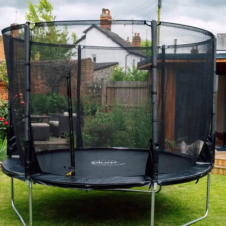 plum-spacezone-ii-evolution-trampoline-assembled-in-garden