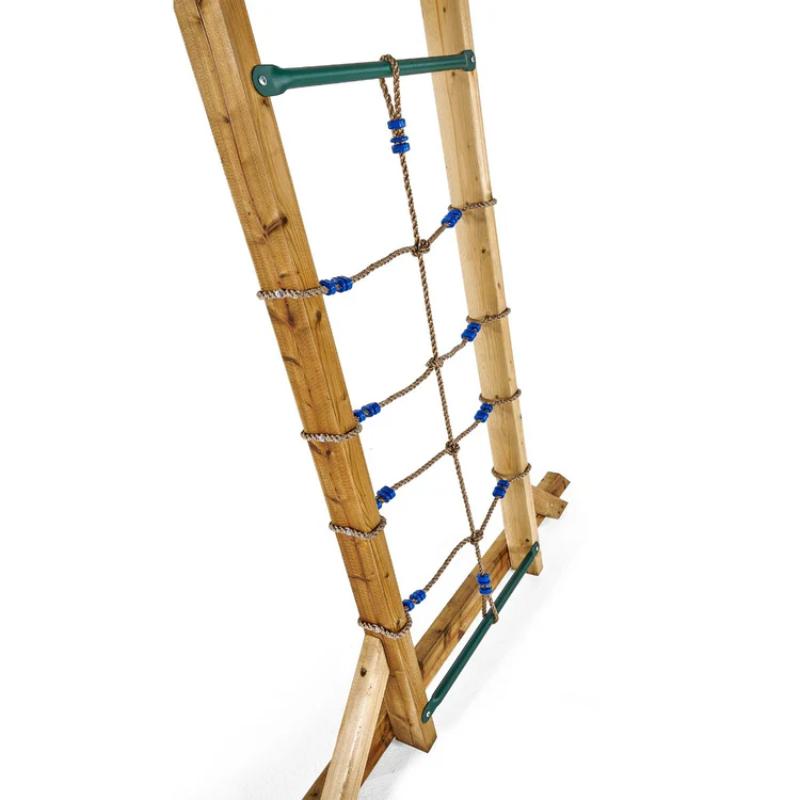plum-wooden-monkey-bars-rope-net-climbing-wall-detail