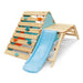 rear-angle-view-of-triangular-playcentre-with-blue-slide-side-platform-and-rope-climbing-net
