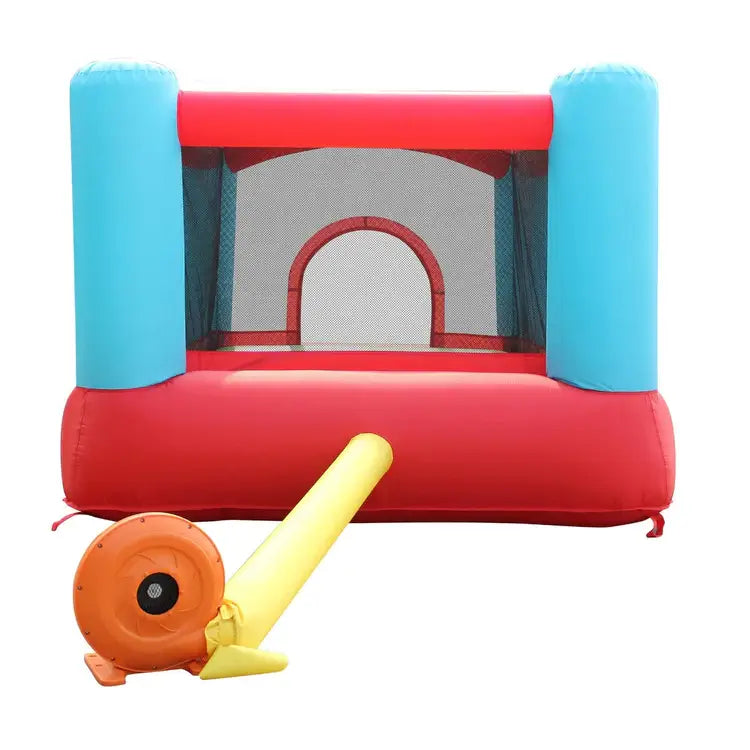 rear-view-of-inflatable-bounce-castle-with-air-blower