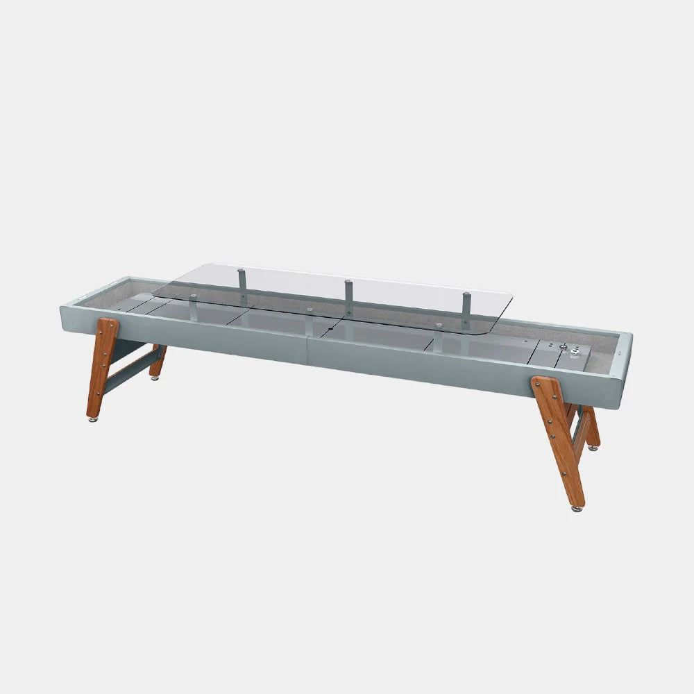full-view-of-rs-barcelona-12-ft-shuffleboard-table-with-dining-top-in-window-grey-on-white-background