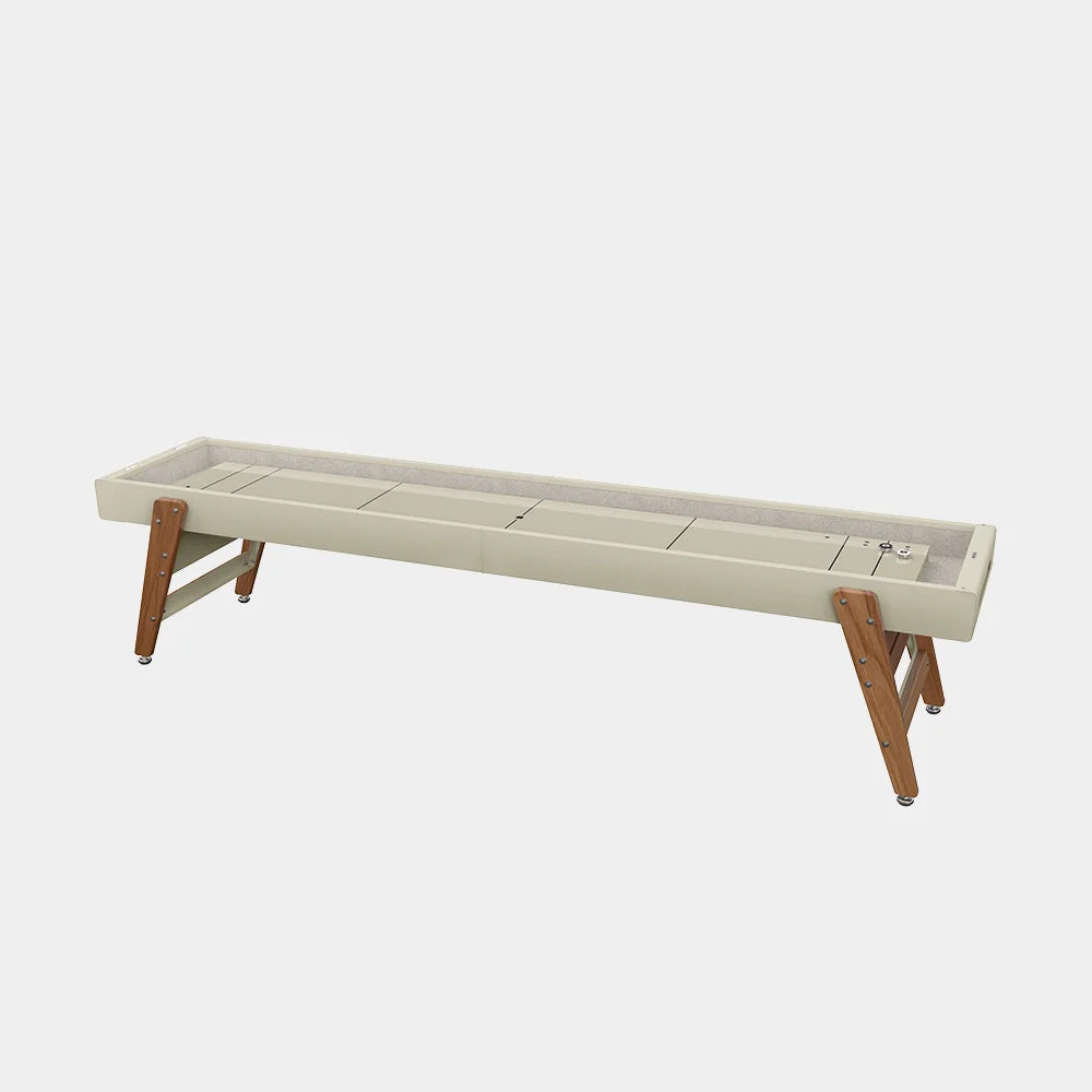 full-view-of-rs-barcelona-12ft-shuffleboard-table-in-silk-grey-on-white-background