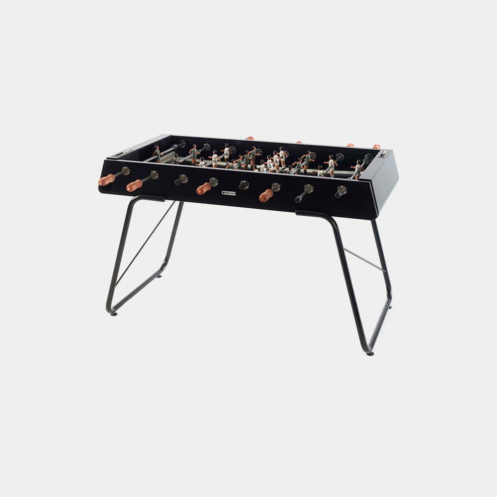 front-view-of-rs-barcelona-foosball-table-rs3-in-jet-black-on-white-background