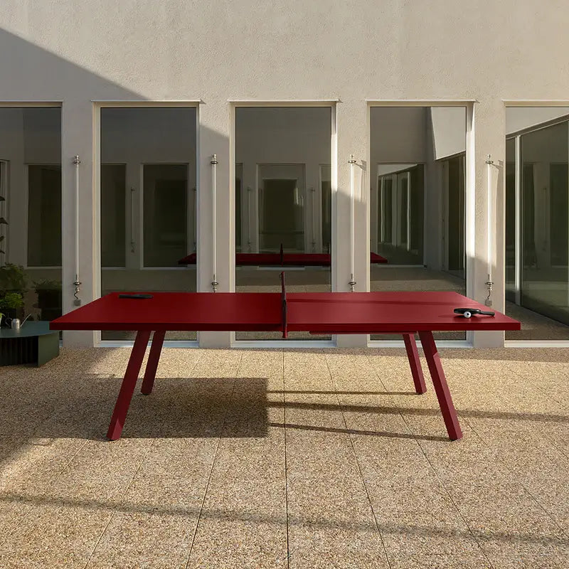 rs-barcelona-monochrome-bordeaux-220cm-ping-pong-table-outdoor-setup