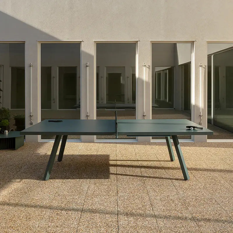 rs-barcelona-monochrome-nordic-green-220cm-ping-pong-table-outdoor-setup