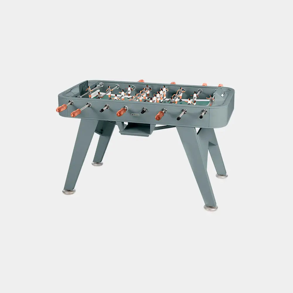 full-view-of-rs2-barcelona-outdoor-foosball-table-in-window-grey-on-white-background