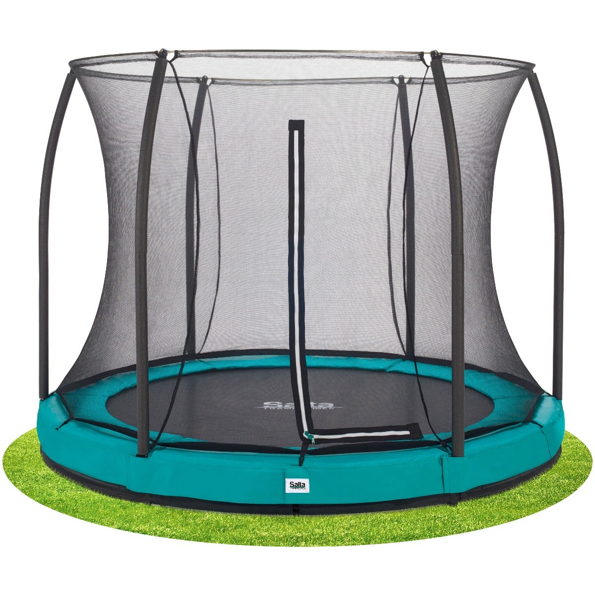 salta-green-comfort-edition-inground-trampoline-on-grass