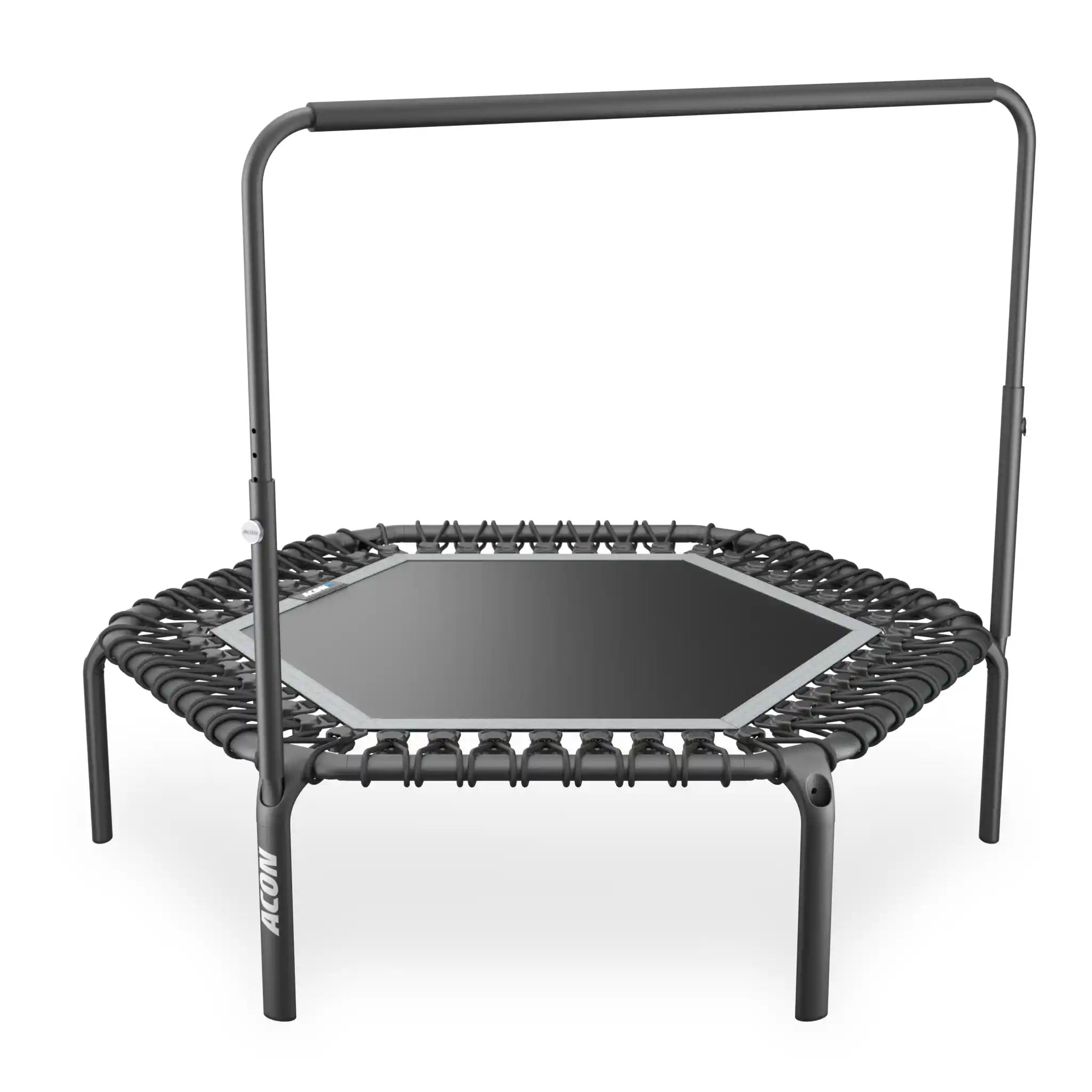 side-view-of-acon-rebounder-uk-hexagon-black-with-balance-handlebar-on-white-background