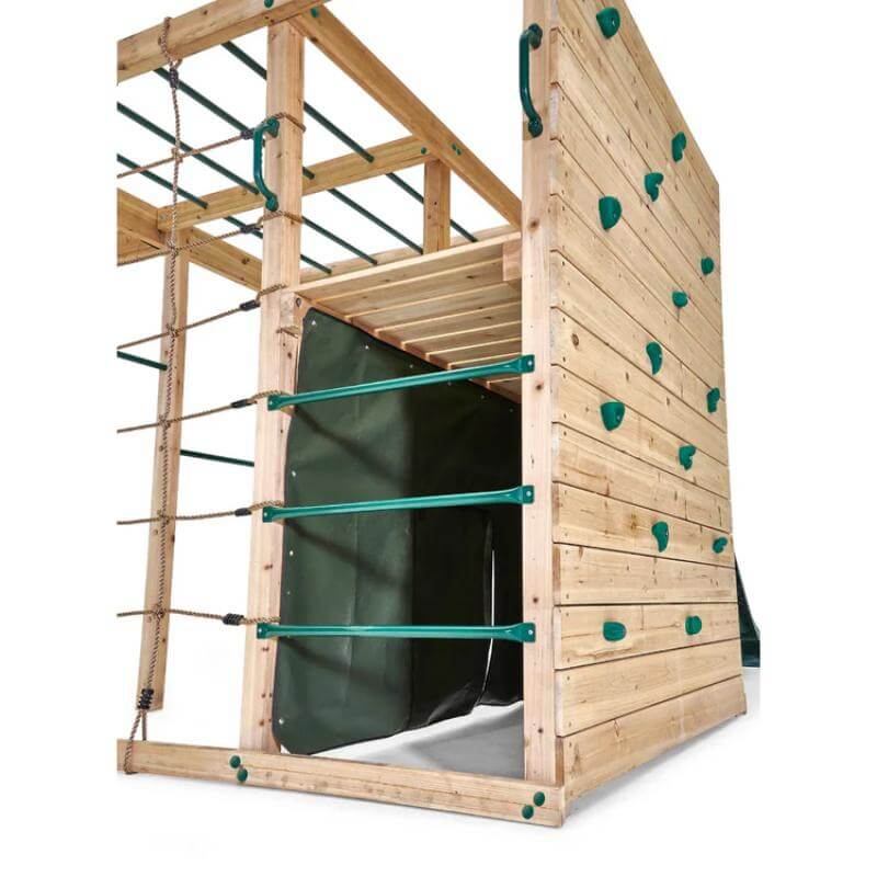 side-view-of-green-metal-climbing-ladder-on-the-plum-wooden-play-set