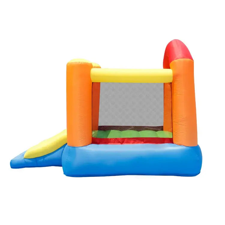 side-view-of-kids-inflatable-bouncer-with-yellow-entry-slide