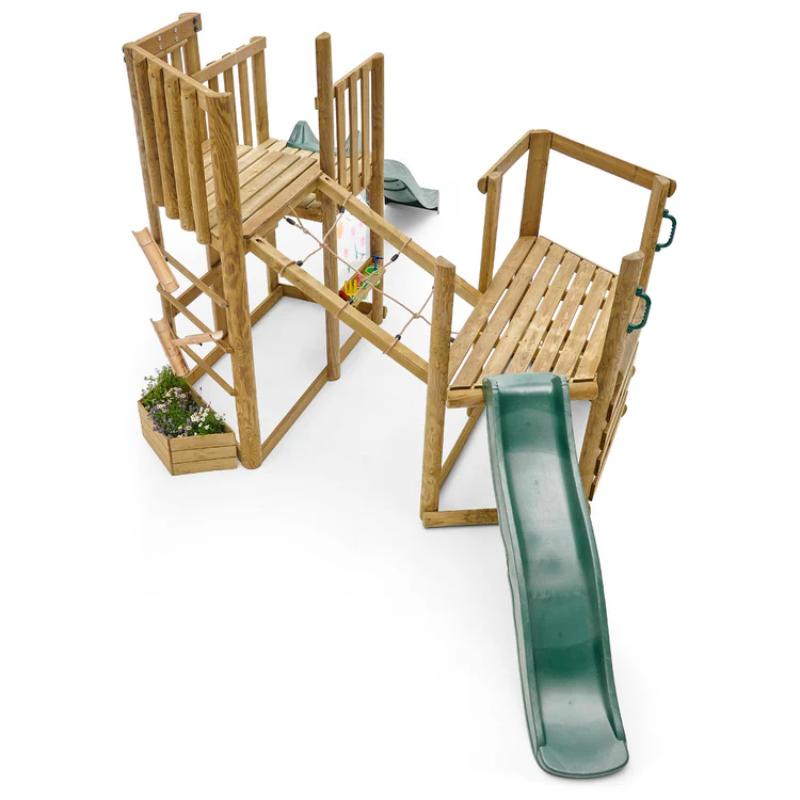 side-view-of-lower-play-platform-with-small-green-slide-handles-and-bug-hotel-storage