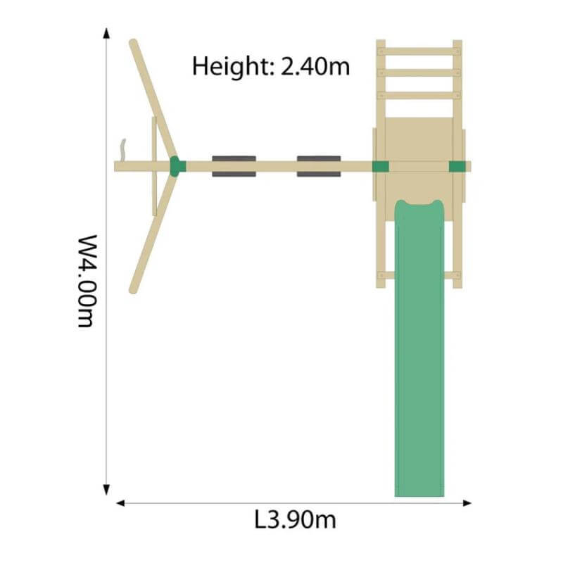 top-view-dimension-diagram-of-swing-set-showing-2-40m-height-4-00m-width-and-3-90m-length