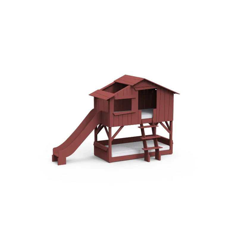 tree-house-bunkbed-with-slide-marsala