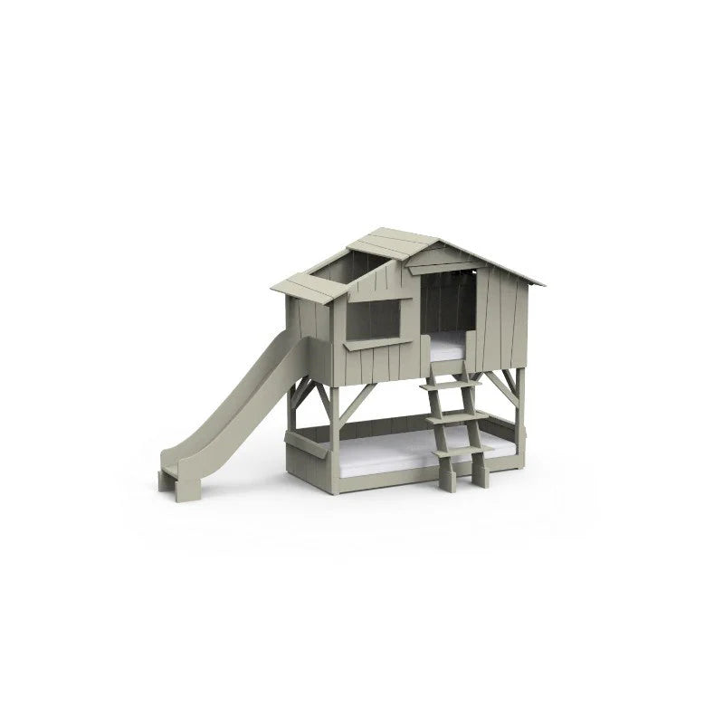 treehouse-bunk-bed-with-slide-moss-grey