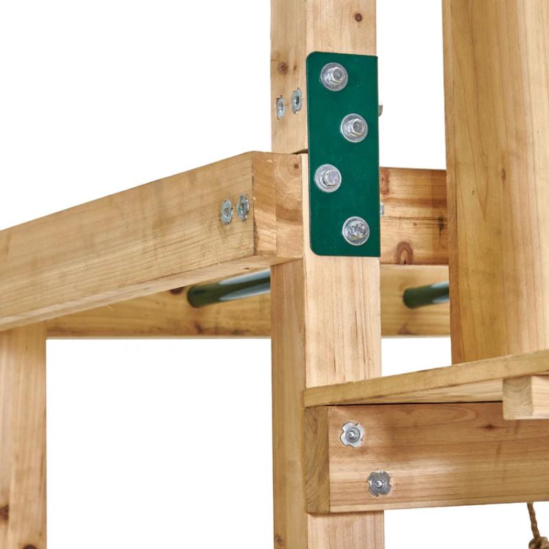 wooden-climbing-cube-with-swing-xl-platform-support-bracket-detail