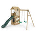 wooden-lookout-tower-with-two-swings-green-slide-and-roofed-platform