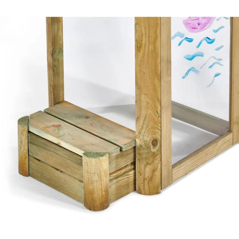 wooden-under-tower-storage-box-with-lid-closed-beneath-clear-drawing-panel
